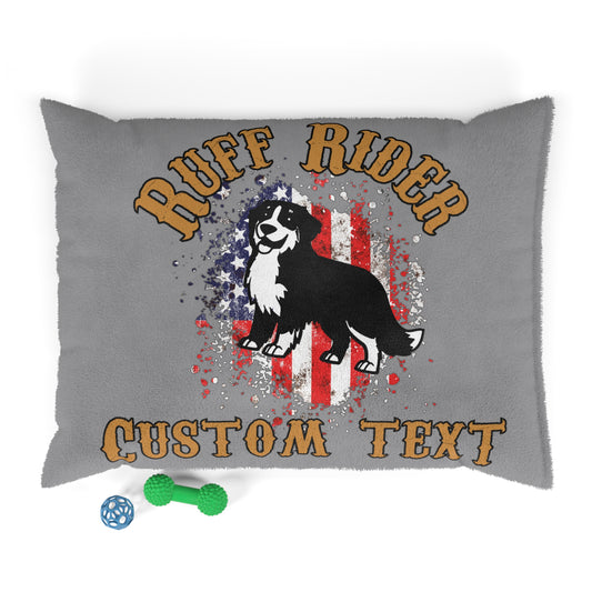 Ruff Rider "Custom Text" Pet Bed