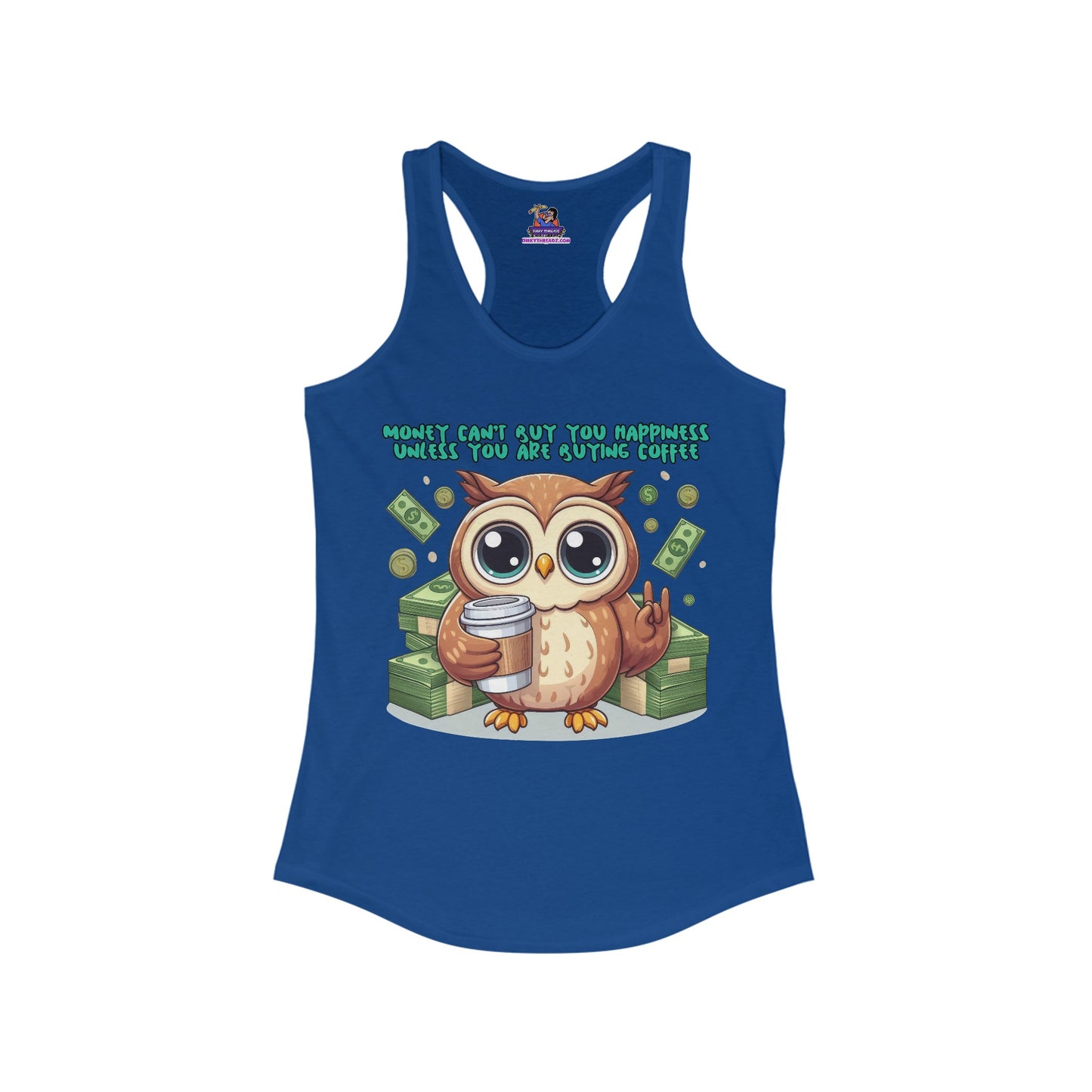 Caffeine & Sarcasm: The Perfect Blend Women's Ideal Racerback Tank