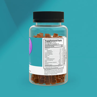 DirkX Collagen Gummies: Strength, Beauty, and Vitality in Every Bite! Collagen (60 Gummies)