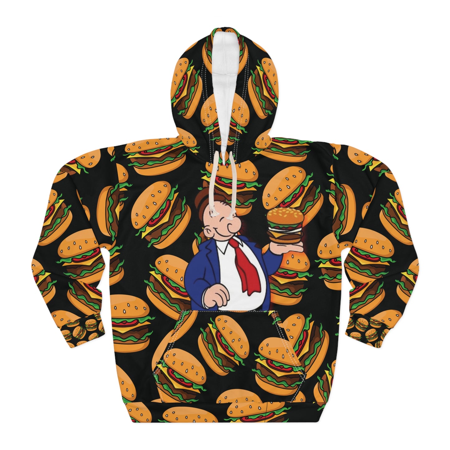 Cheeseburger Delight Unisex Pullover Hoodie Wimpys Classic Quote