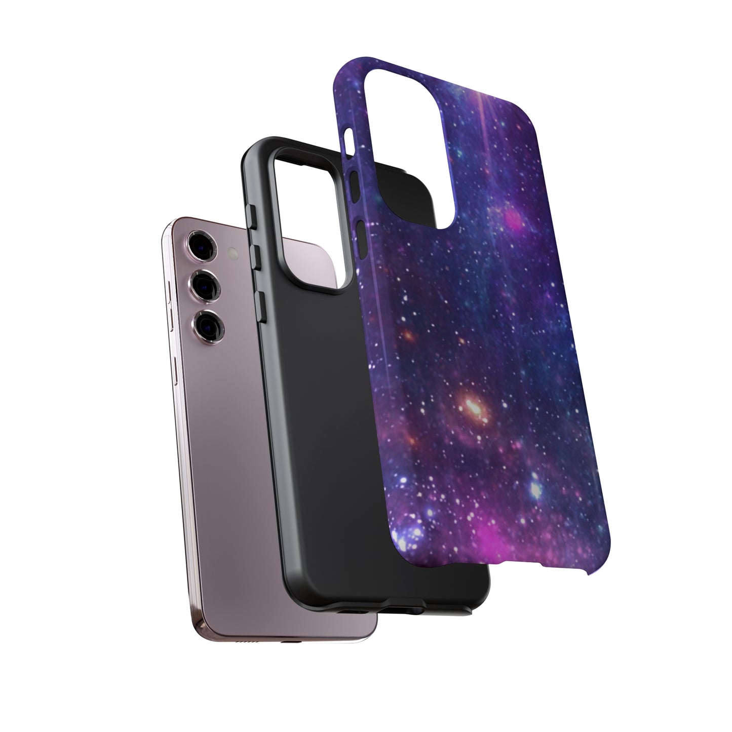 Purple Beyond the Stars Outer Space Out of this World Tough Cases (iPhone, Google, Samsung)