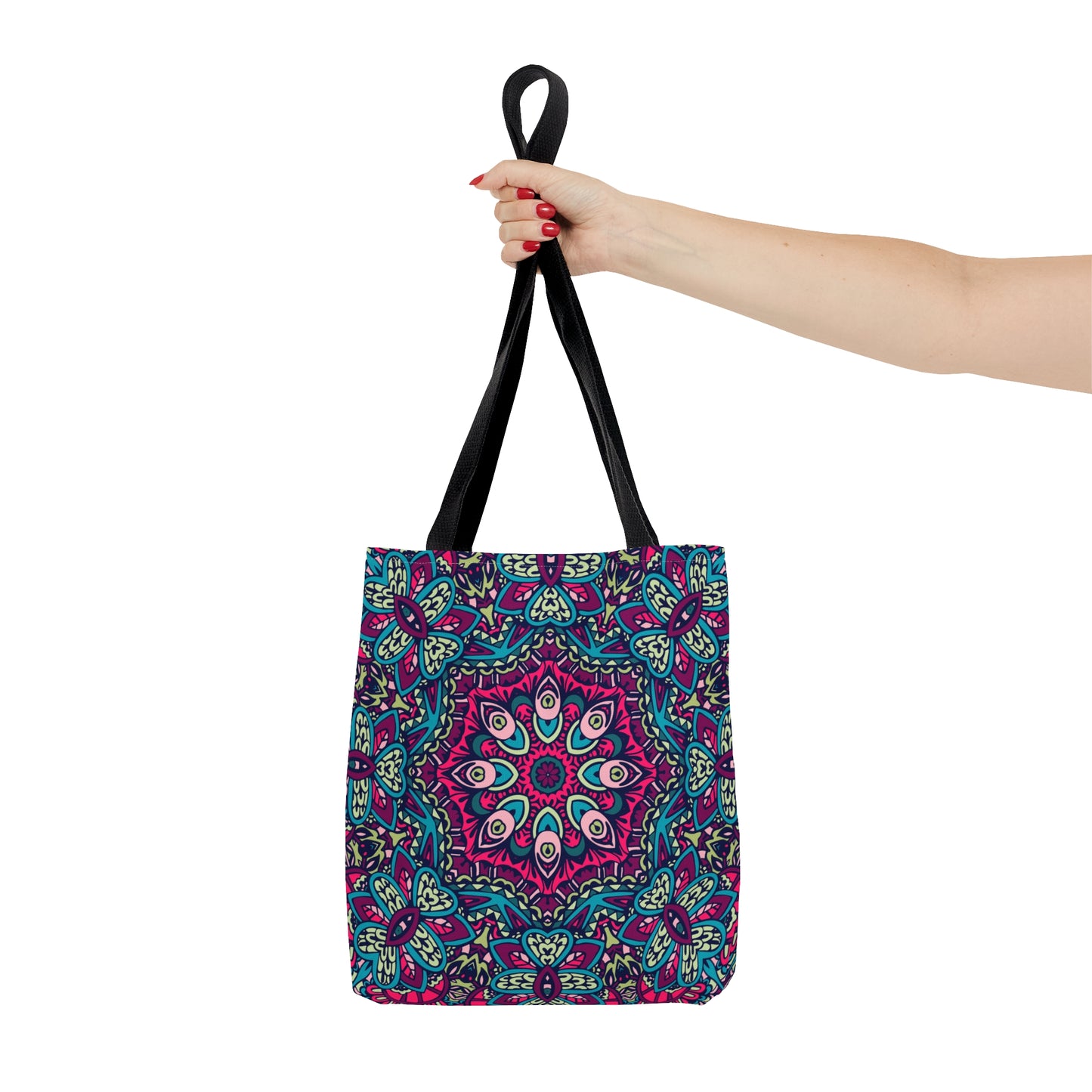 Purple Boho Vibes Tote Bag - AOP Design for Stylish Carrying