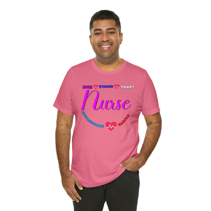 Comfy and Cozy Nurse Bella+Canvas 3001 Jersey T-Shirt: Perfect Gift for Nurses and Nursing Students, Soft Fabric, Various Sizes Available