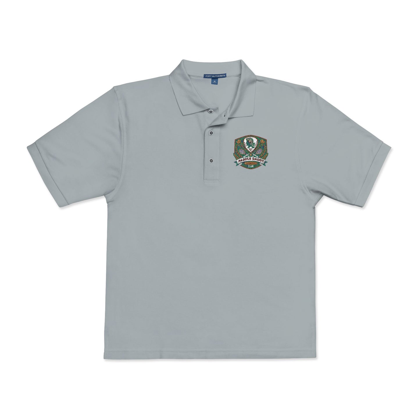 Paddle Daddy Country Club Polo  Embroidered Unisex Elegance for the Ironically Elite