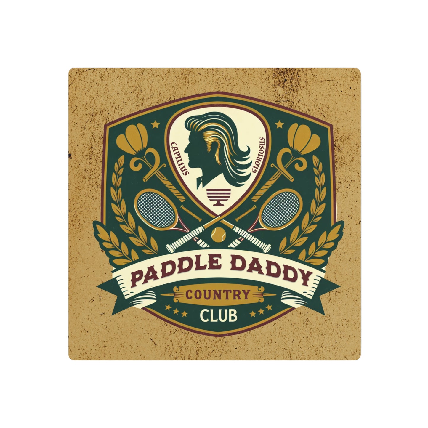 Paddle Daddy Country Club Metal Art Sign,For Walls That Deserve Membership, Wall Art, Man Cave Sign, Father's Day Decoration