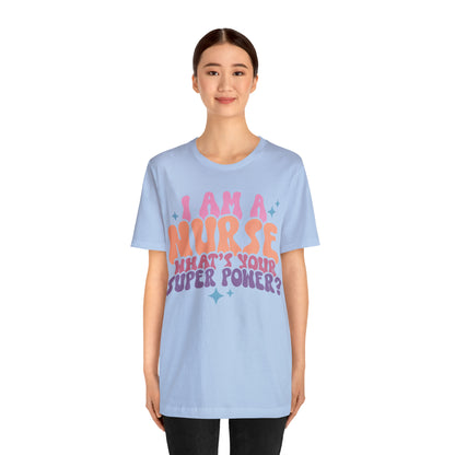 Comfy and Stylish Bella+Canva 3001 Nurse T-Shirt: Perfect Gift for Professionals & Nursing Students, Soft Fabric, Various Sizes Available
