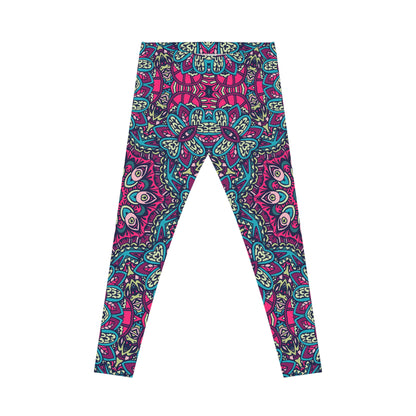 Fashion Forward: Purple Boho Plus Size Leggings - All-Over Comfort