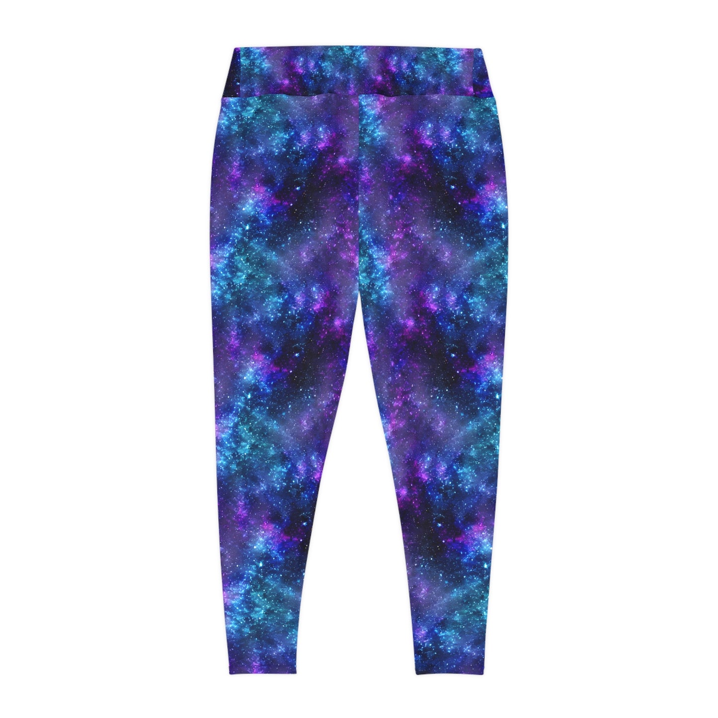 Plus Size Leggings with Out-of-this-World Vibes (AOP) - Cosmic Comfort for Curves