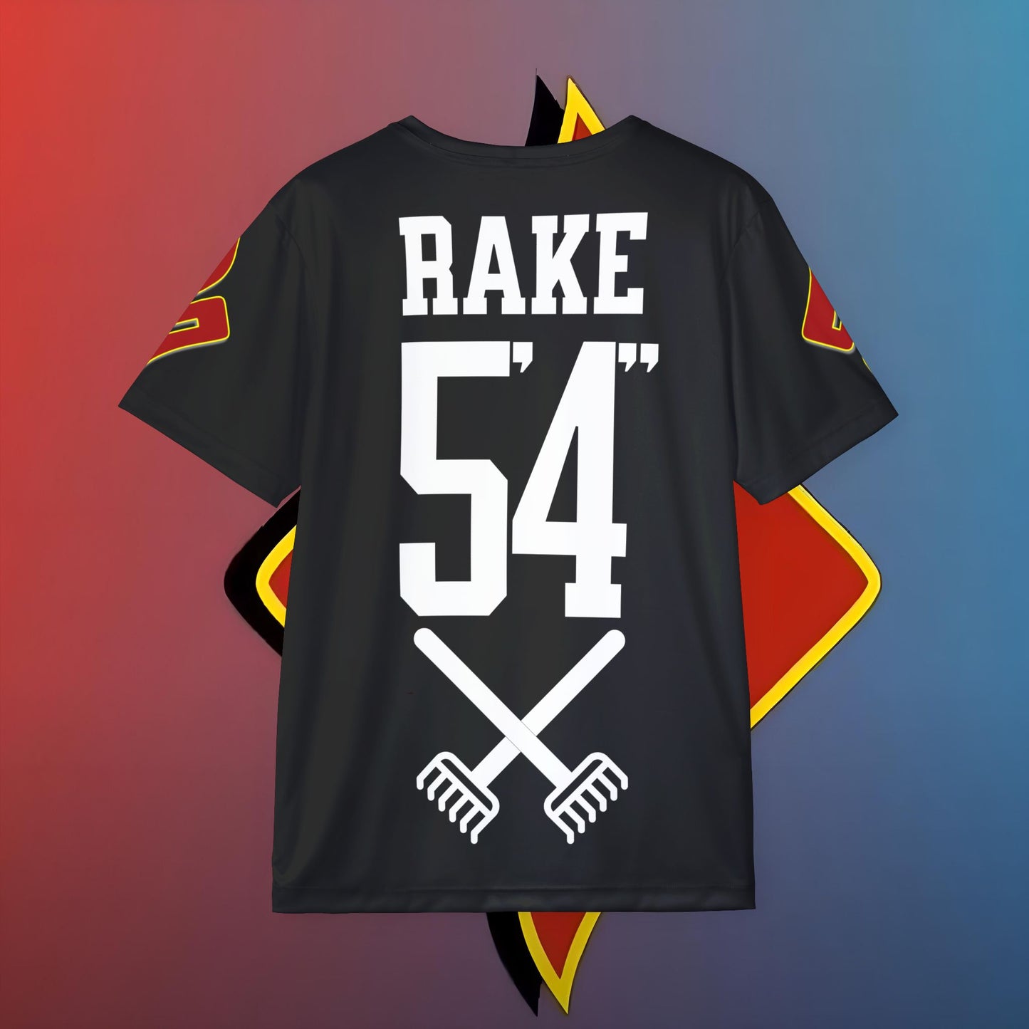 Black RAKE 54” Jersey – For Legends Who Don’t Just Play, They Dominate
