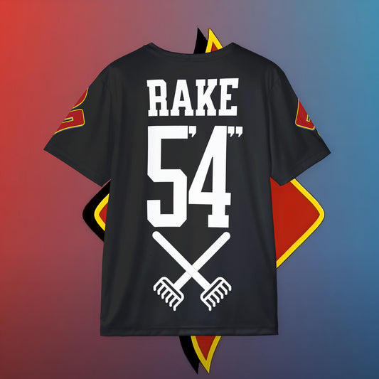 Black RAKE 54” Jersey – For Legends Who Don’t Just Play, They Dominate