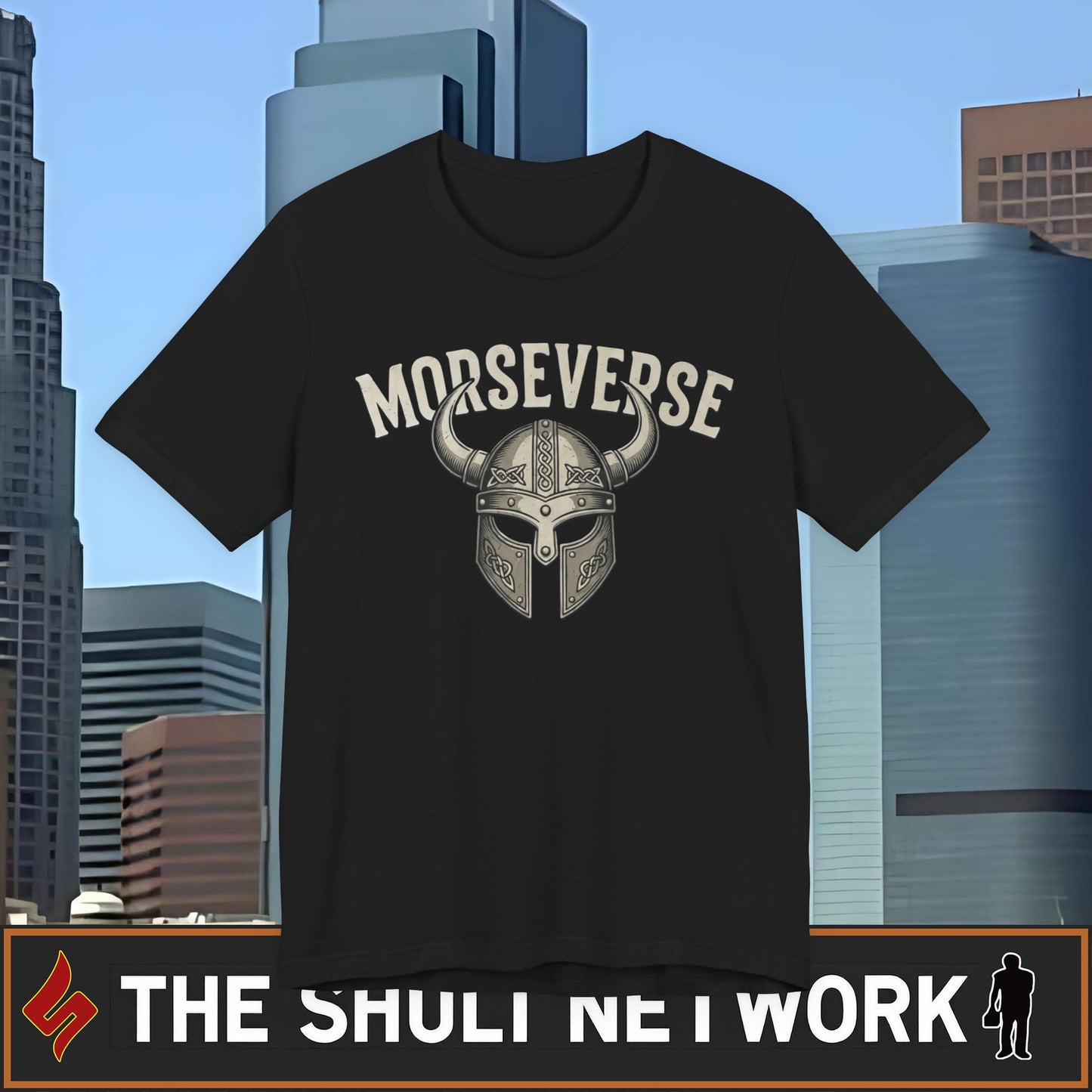 Morseverse Viking Helmet T‑Shirt