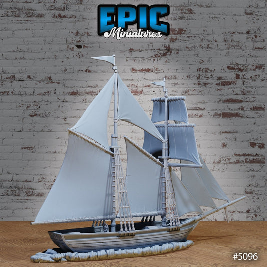 Sailing Ship - Golden Rose