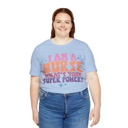 Comfy and Stylish Bella+Canva 3001 Nurse T-Shirt: Perfect Gift for Professionals & Nursing Students, Soft Fabric, Various Sizes Available