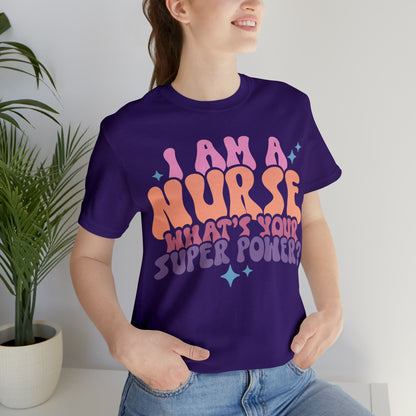 Comfy and Stylish Bella+Canva 3001 Nurse T-Shirt: Perfect Gift for Professionals & Nursing Students, Soft Fabric, Various Sizes Available