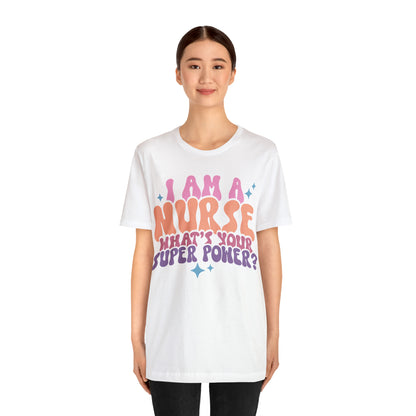 Comfy and Stylish Bella+Canva 3001 Nurse T-Shirt: Perfect Gift for Professionals & Nursing Students, Soft Fabric, Various Sizes Available