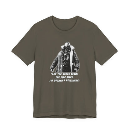 Gothams Reckoning Bane Inspired Unisex Jersey Tee Unleash Your Inner Villain