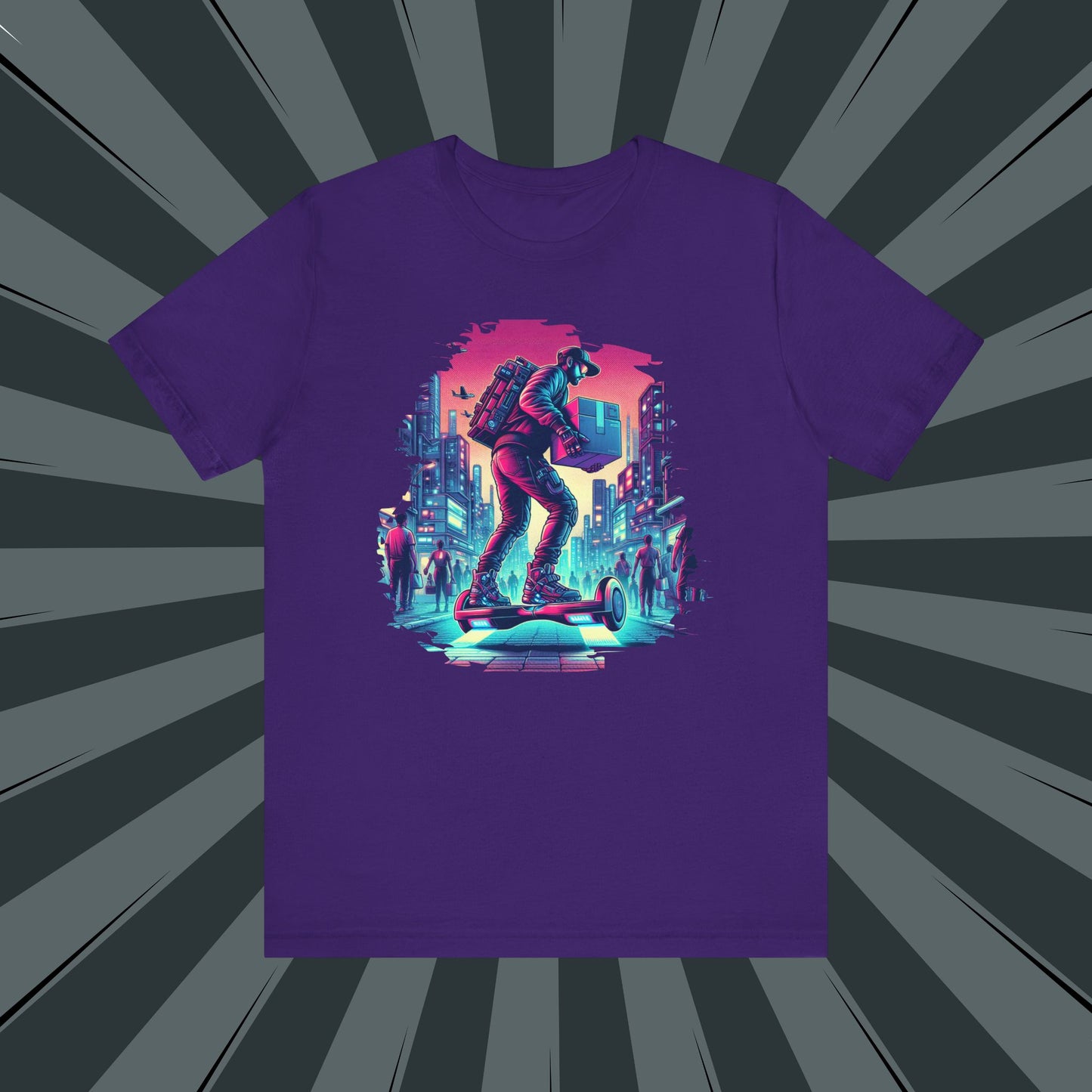 Retro Skateboard Graphic Tee, Unisex Short Sleeve T-Shirt, Urban Streetwear, Colorful Skate Culture Shirt, Great for Gifts and Casual Wear