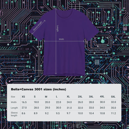 The Future is now Cyber Punk Guy Unisex Jersey Short Sleeve Tee
