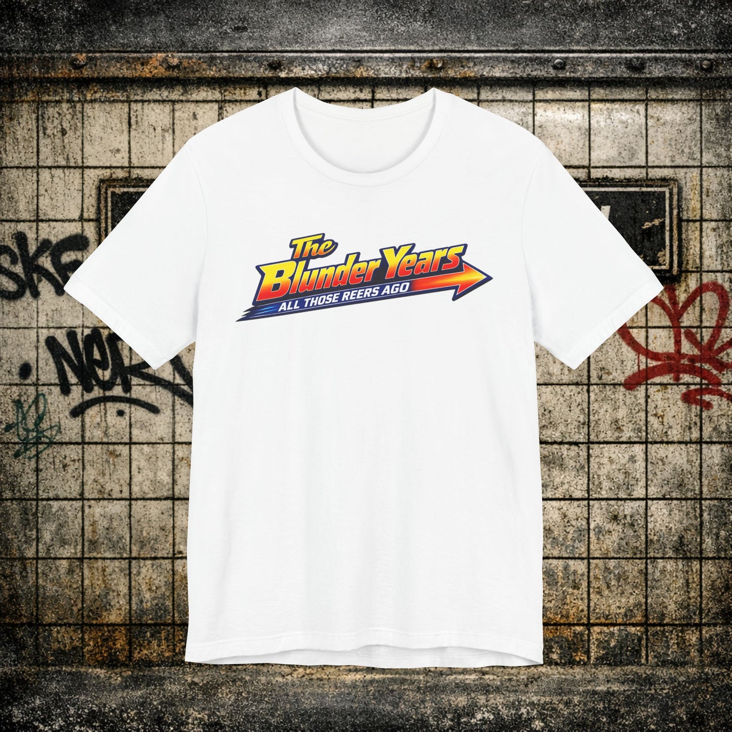 Retro 'The Blunder Years' Graphic Tee - Nostalgic Vintage Logo T-Shirt