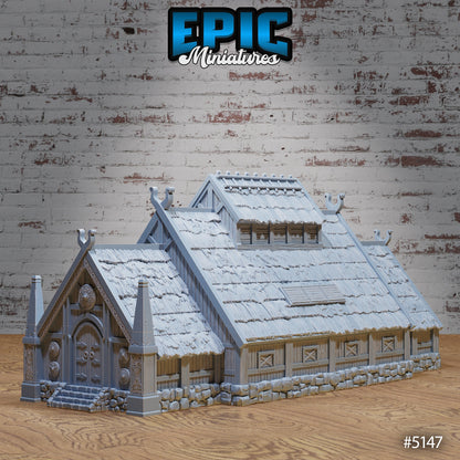 Viking Hall Tabletop Terrain
