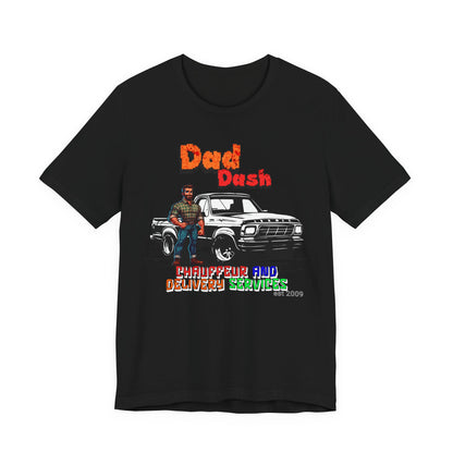 Dad Dash T-Shirt, Unisex Short Sleeve Tee for Dads, Funny Father's Day Gift, Auto Enthusiast Apparel, Dad Humor Shirt