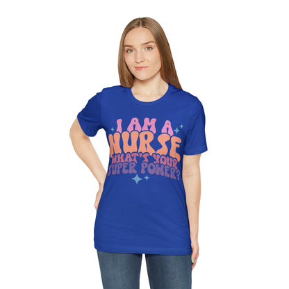Comfy and Stylish Bella+Canva 3001 Nurse T-Shirt: Perfect Gift for Professionals & Nursing Students, Soft Fabric, Various Sizes Available
