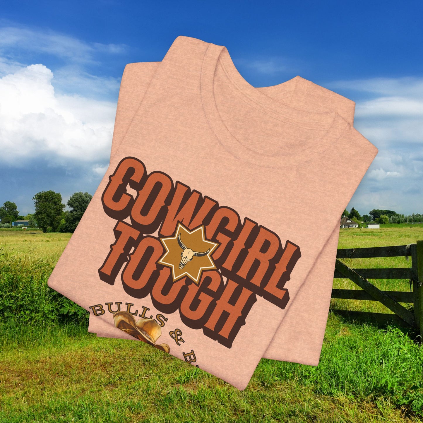Cowgirl Tough T-Shirt | Country Style Tee for Rodeo Lovers, Gift for Cowboys, Western Apparel, Casual Wear, Farm & Ranch Life