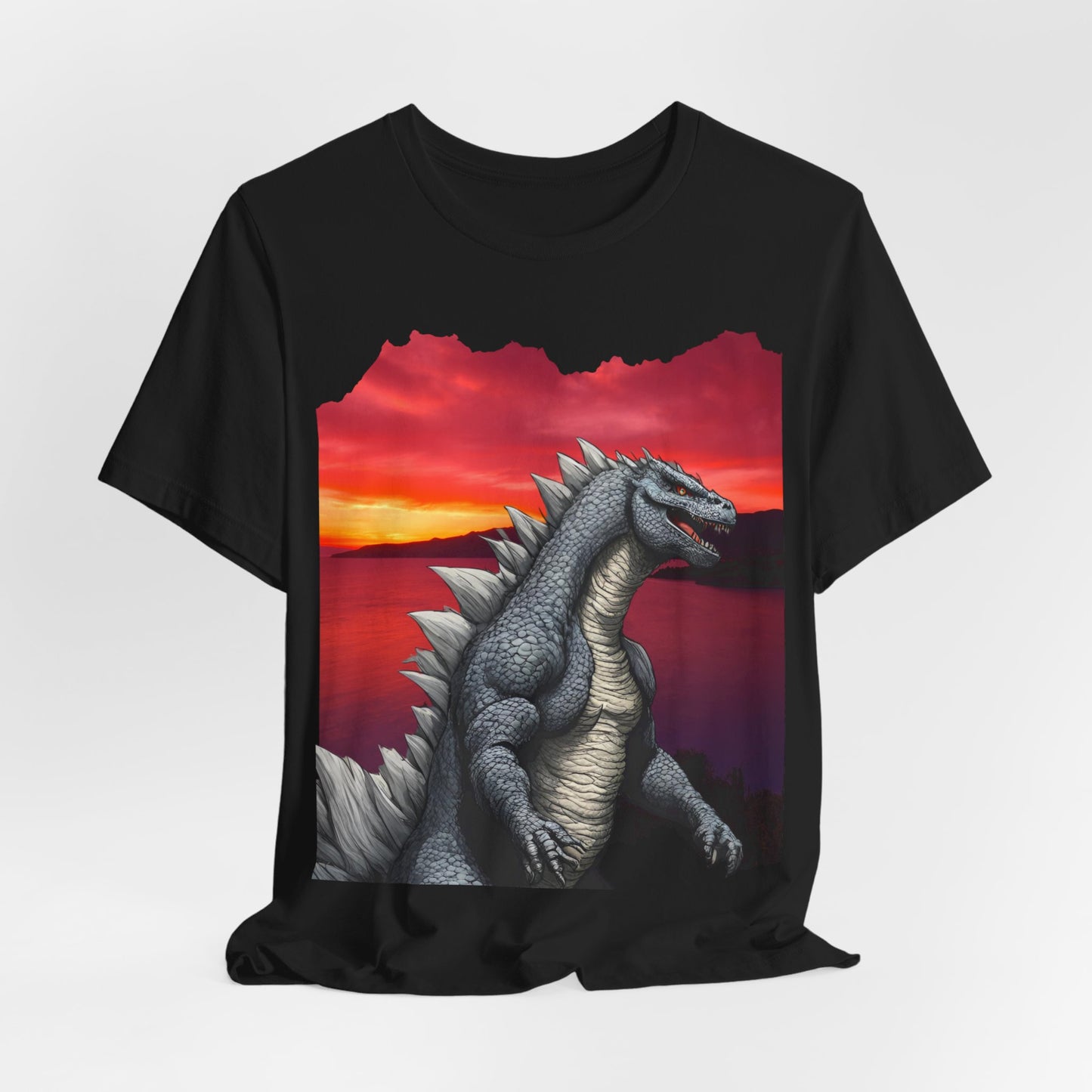 🦎 “Godzilla-Inspired Lizard Unleashed Tee: Roar Your Style!” 🌟Unisex Jersey Short Sleeve Tee