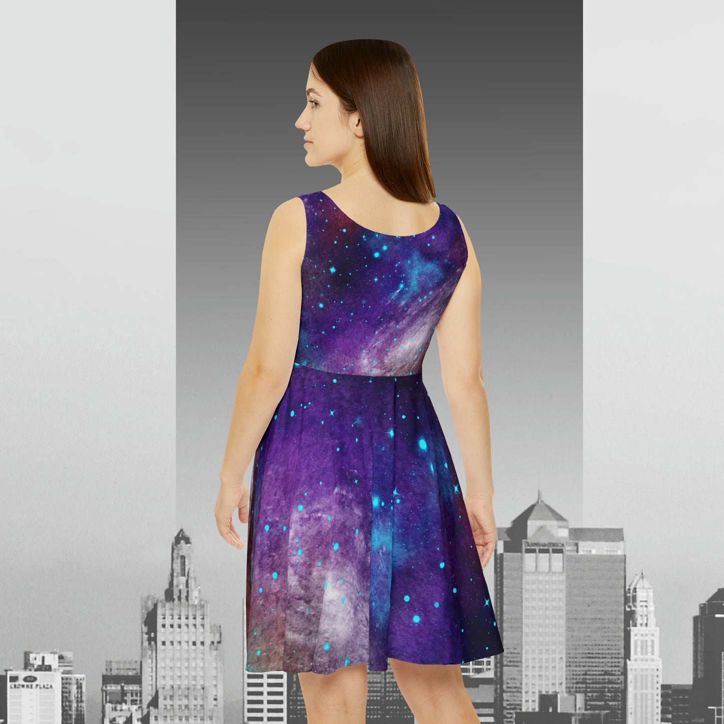 Outer Space Out of this World Women's Skater Dress (AOP)