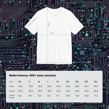 The Future is now Cyber Punk Guy Unisex Jersey Short Sleeve Tee