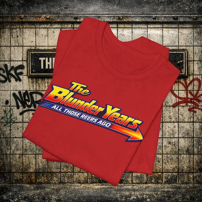 Retro 'The Blunder Years' Graphic Tee - Nostalgic Vintage Logo T-Shirt