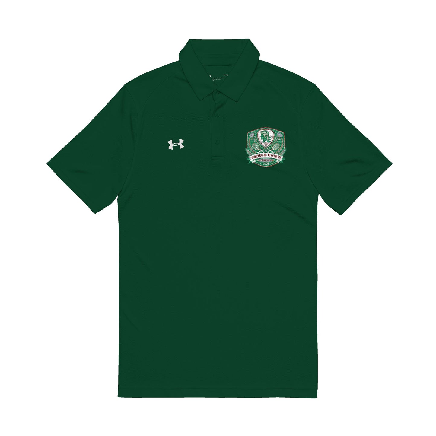 Paddle Daddy Country Club Embroidered Performance Polo Shirt - Stylish Athletic Wear for Men, Casual Outings, Work Events, Golf,