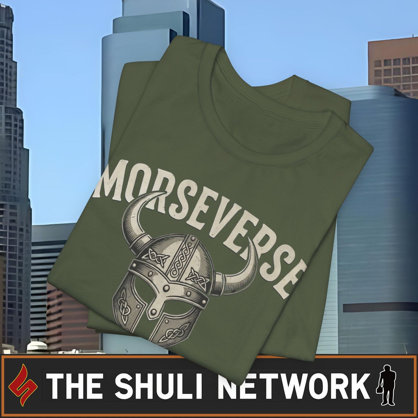 Morseverse Viking Helmet T‑Shirt