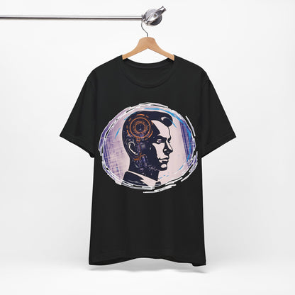 Cyberpunk 1950s Man Unisex Jersey T-Shirt - Retro Futuristic Style cyberpunk fashion