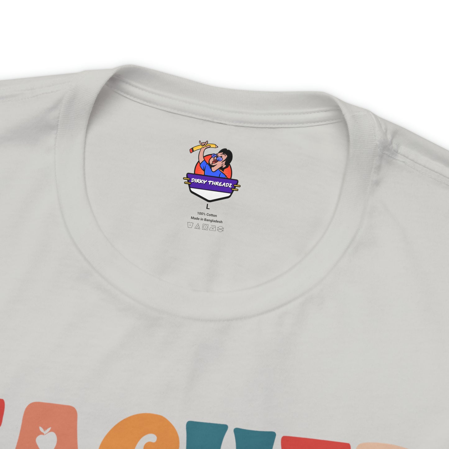 Colorful Teachers Change Lives Back to School Unisex Jersey Short Sleeve Tee Gifts for him, Gifts for Her