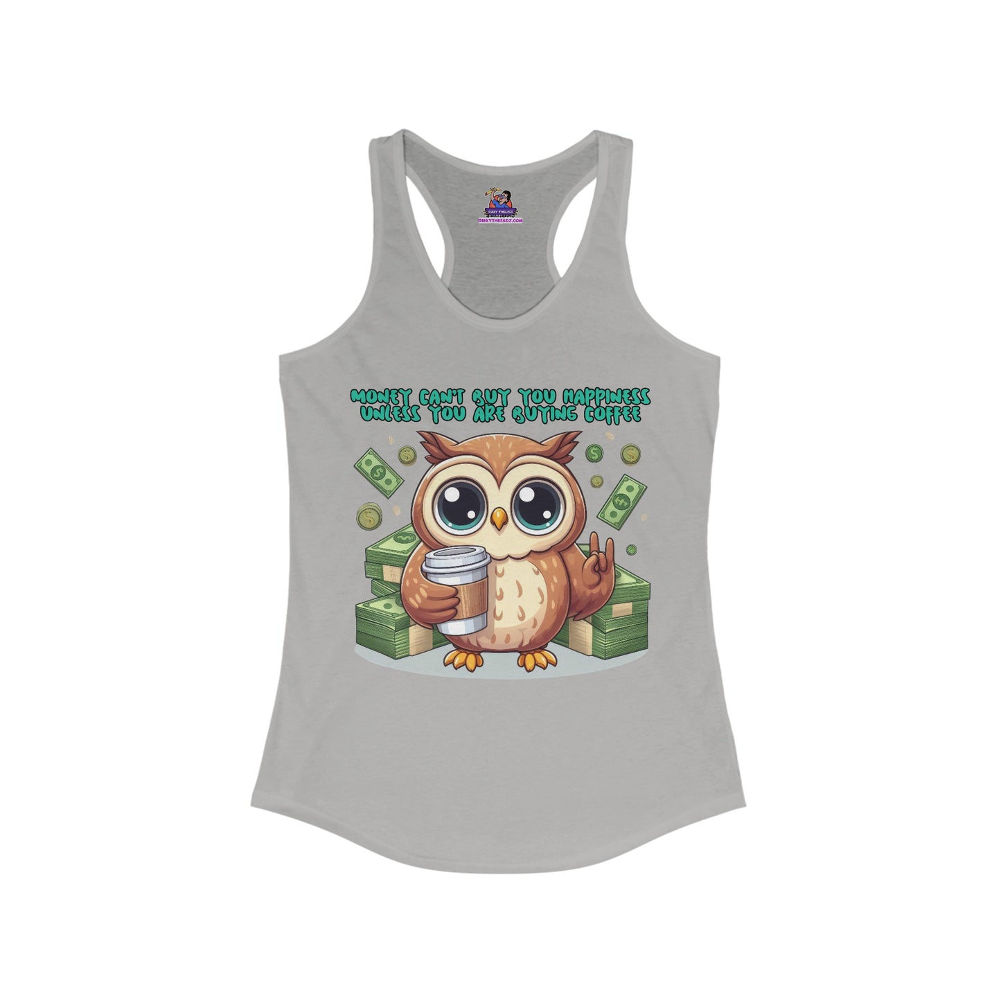 Caffeine & Sarcasm: The Perfect Blend Women's Ideal Racerback Tank