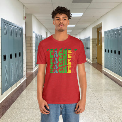 Colorful Teacher Unisex Jersey Short Sleeve Tee