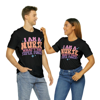 Comfy and Stylish Bella+Canva 3001 Nurse T-Shirt: Perfect Gift for Professionals & Nursing Students, Soft Fabric, Various Sizes Available