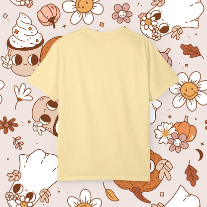 Too Cute to Spook Retro Groovy Halloween Unisex Garment-Dyed T-shirt Gifts for Him Gifts for Her