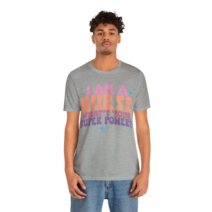 Comfy and Stylish Bella+Canva 3001 Nurse T-Shirt: Perfect Gift for Professionals & Nursing Students, Soft Fabric, Various Sizes Available