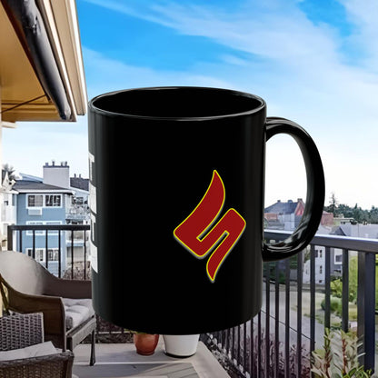 The Upshot of the Downshot Is 11 Oz or 15 Oz Black Mug