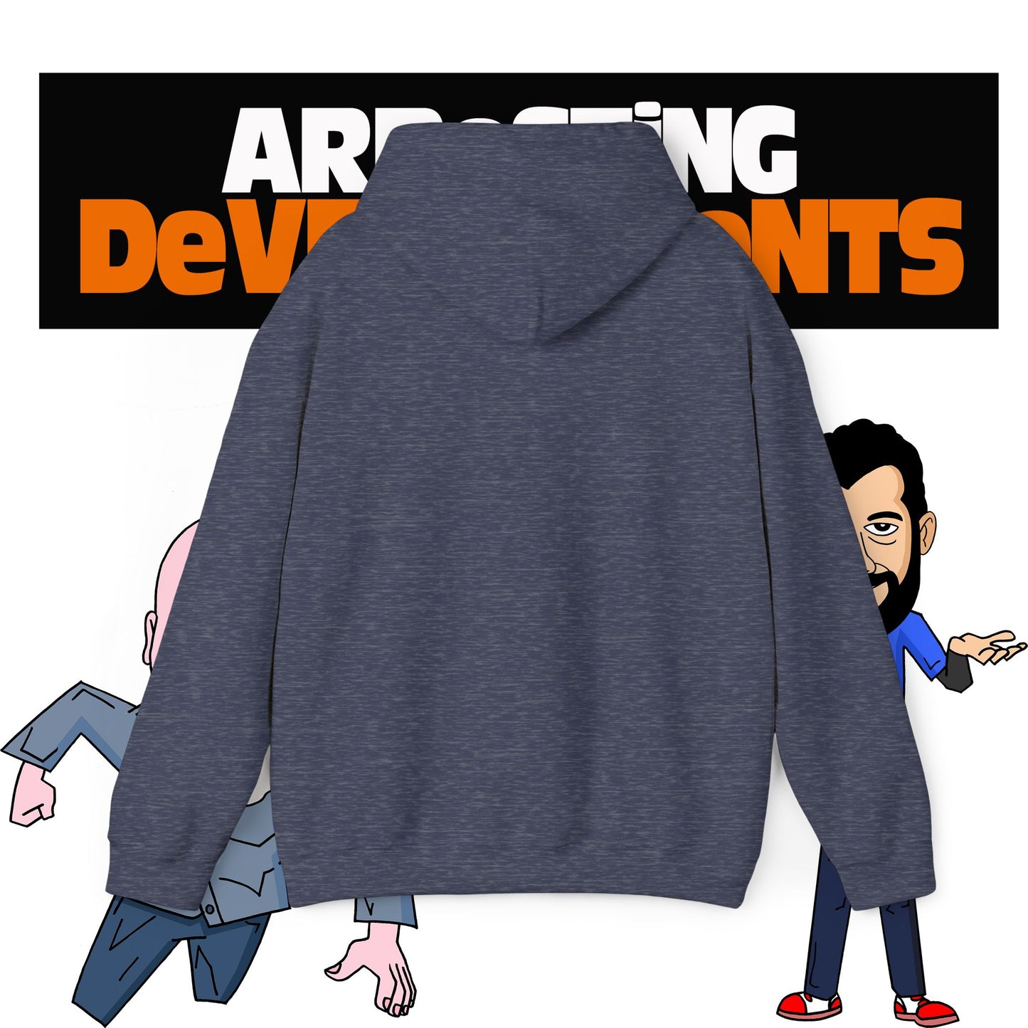 Arresting Developments Chaos Embroidered Hoodie – Official Podcast Merch for True Crime & Dabbleverse Fans Unisex Heavy Blend™ Hooded Sweatshirt