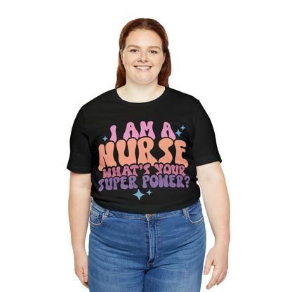 Comfy and Stylish Bella+Canva 3001 Nurse T-Shirt: Perfect Gift for Professionals & Nursing Students, Soft Fabric, Various Sizes Available