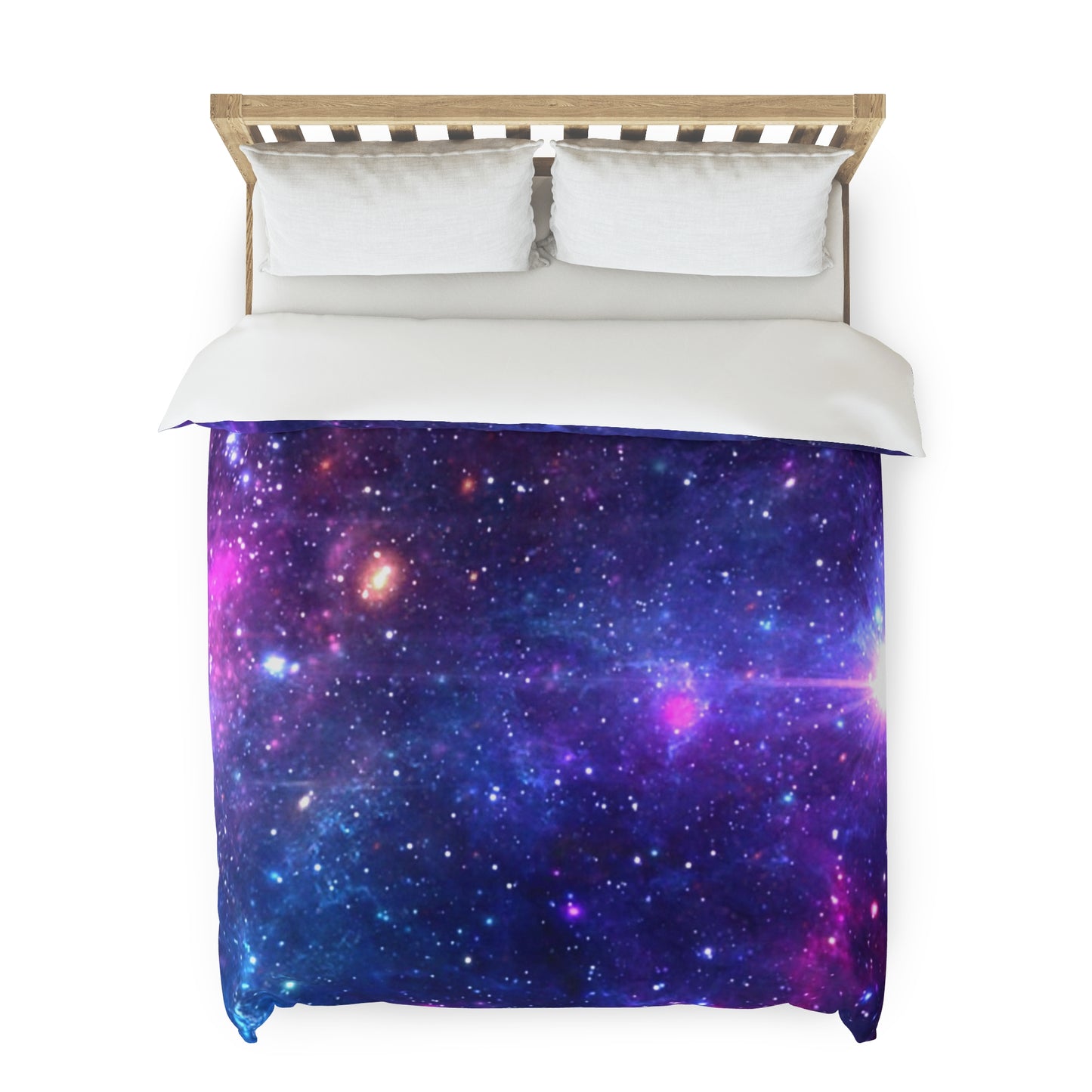 Purple Beyond the Stars Outer Space Out of this World Duvet Cover