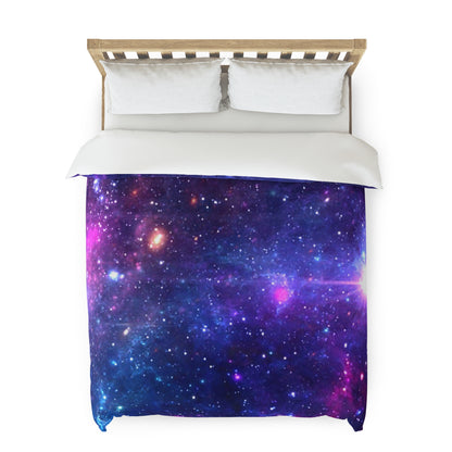Purple Beyond the Stars Outer Space Out of this World Duvet Cover