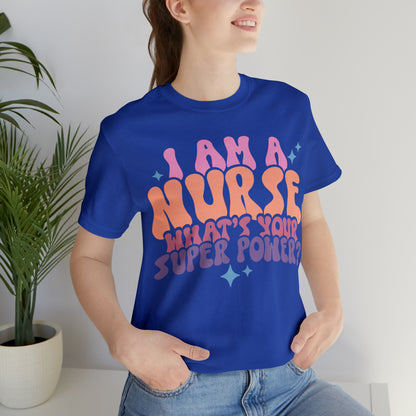 Comfy and Stylish Bella+Canva 3001 Nurse T-Shirt: Perfect Gift for Professionals & Nursing Students, Soft Fabric, Various Sizes Available