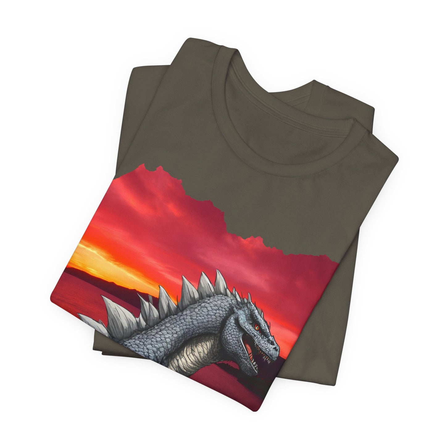 🦎 “Godzilla-Inspired Lizard Unleashed Tee: Roar Your Style!” 🌟Unisex Jersey Short Sleeve Tee