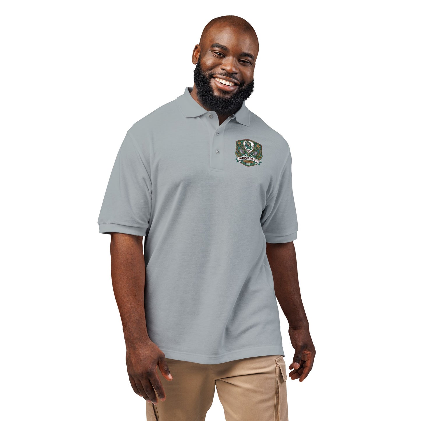 Paddle Daddy Country Club Polo  Embroidered Unisex Elegance for the Ironically Elite