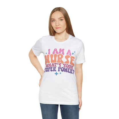 Comfy and Stylish Bella+Canva 3001 Nurse T-Shirt: Perfect Gift for Professionals & Nursing Students, Soft Fabric, Various Sizes Available