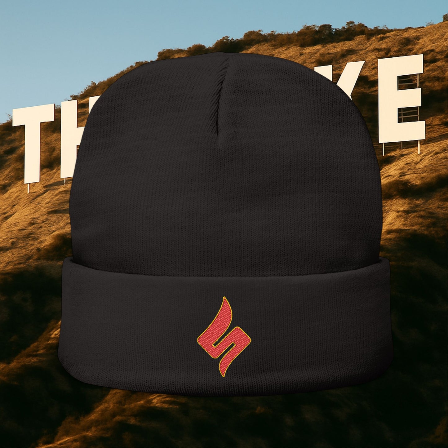 Shulie “S” Logo Beanie – Streetwear for Smartasses — Cozy Winter Hat for Outdoor & Streetwear